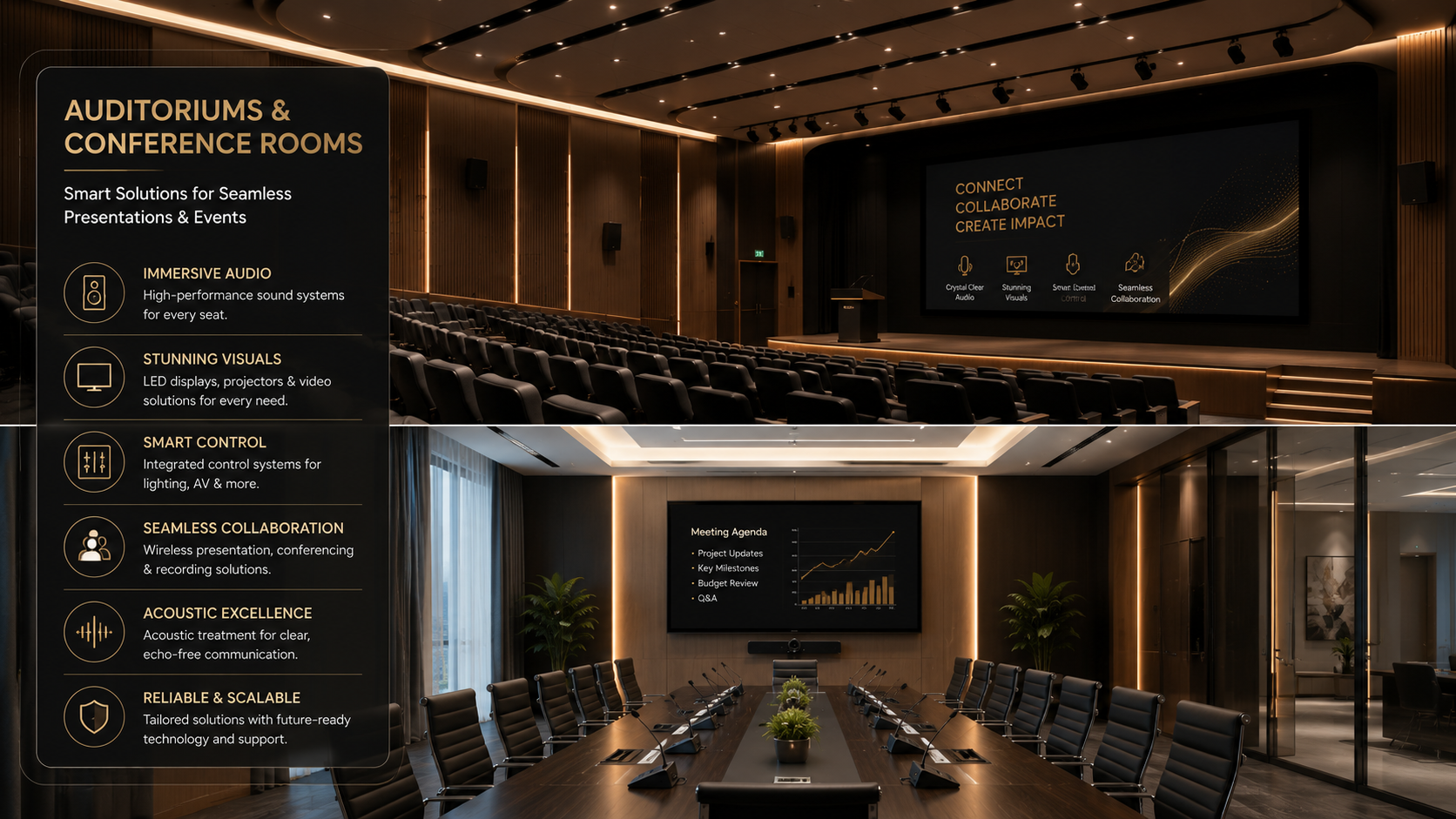 Auditoriums & Conference Rooms
